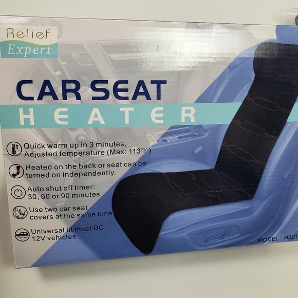 Universal Fit Car Seat Heater Warmer, Heated Seat Cover with Auto Shut Off - Picture 2 of 12